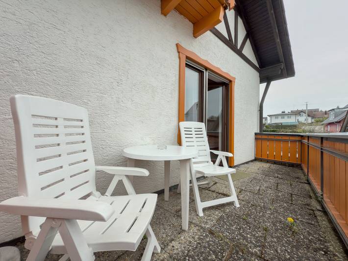 Ferienwohnung für 2 Personen, mit Balkon am Bodensee