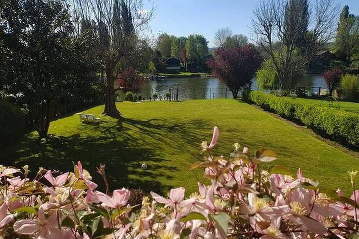 Maison de vacances pour 8 personnes, avec balcon ainsi que jacuzzi et jardin