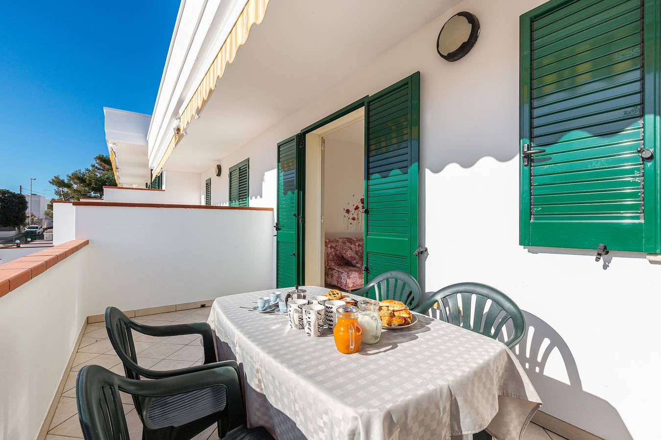 Appartement entier, Appartement de vacances pour 7 personnes avec balcon in Manduria, Golfe de Tarente