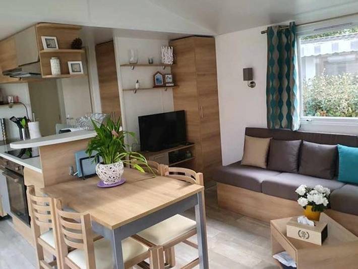 Tour Opérateur et particuliers sur camping La Réserve - Funpass non inclus - Mobilheim 6 personen - Executive - TV - Clim - Lv - Ll in Gastes, Côte d’Argent
