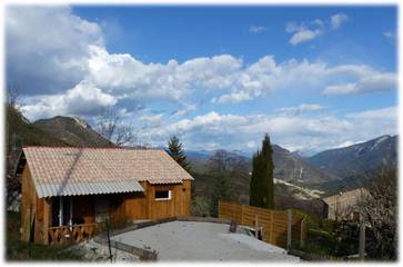 Maison de campagne pour 4 personnes, avec jardin et vue à Briançonnet