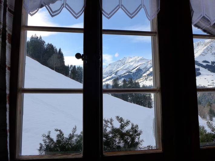 Ferienwohnung für 6 Personen, mit Terrasse und Garten sowie Ausblick im Berner Oberland - 2