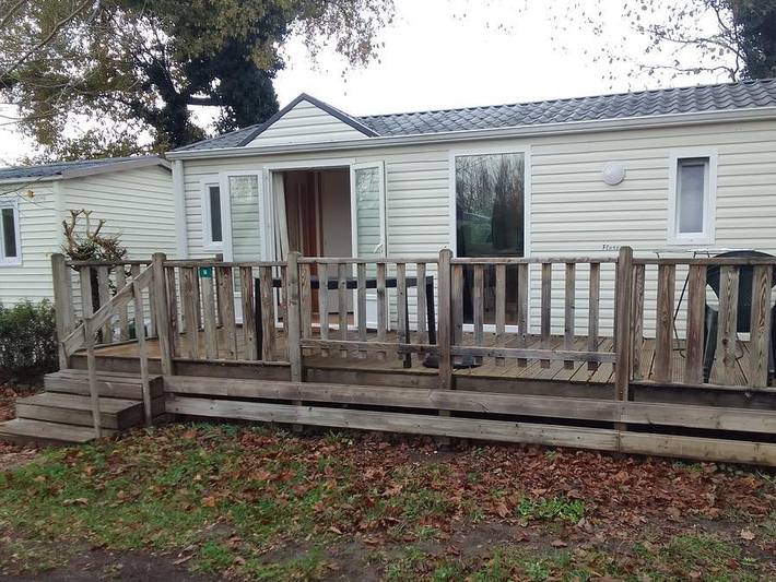 Camping Plein Air Neuvicois - Mobilheim 4 personen - Duo 56 in Périgord Blanc