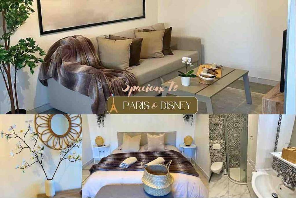 Appartement entier, T2 cocooning proche Paris et Disney in Lagny-sur-Marne, Seine-et-Marne
