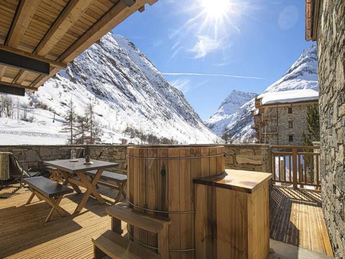 Chalet pour 8 personnes, avec terrasse à Bonneval-sur-Arc