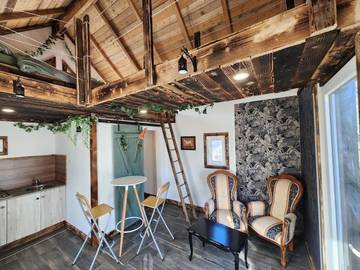 Maison de campagne pour 2 personnes, avec vue ainsi que terrasse et jardin à Le Thillot
