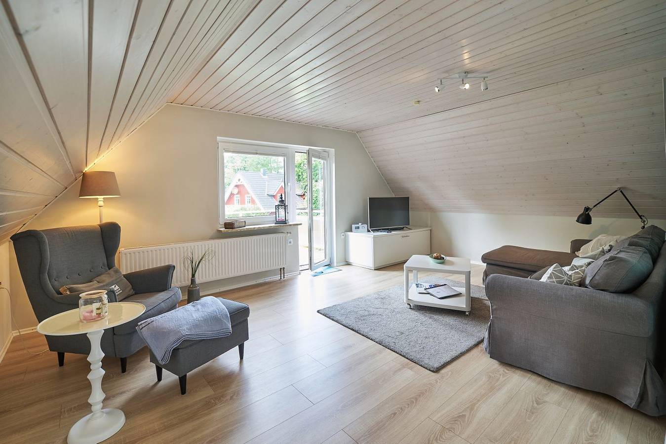 Ganze Wohnung, Ferienwohnung „Ankerplatz“ am Wittensee – ruhig, nordisch, familienfreundlich mit Spielscheune in Wittensee, Rendsburg-Eckernförde
