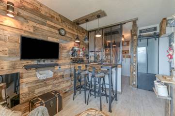 Studio pour 2 personnes, avec balcon dans l' Isère