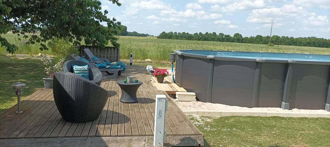 Location de vacances pour 15 personnes, avec piscine et jardin, animaux acceptés à Saint-Germain-du-Seudre - 4