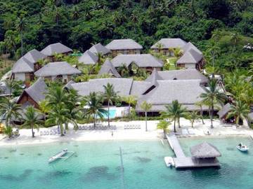Hôtel pour 3 personnes, avec jardin et piscine dans Bora Bora
