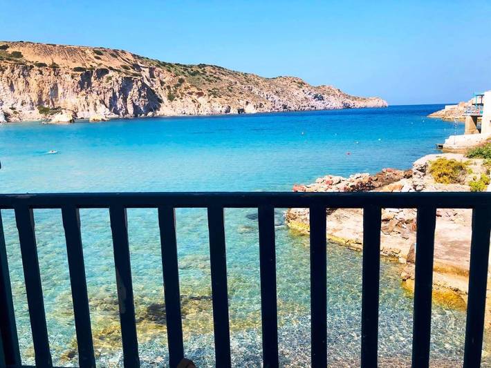 Casa vacanza per 2 persone, con balcone e panorama a Milo Grecia