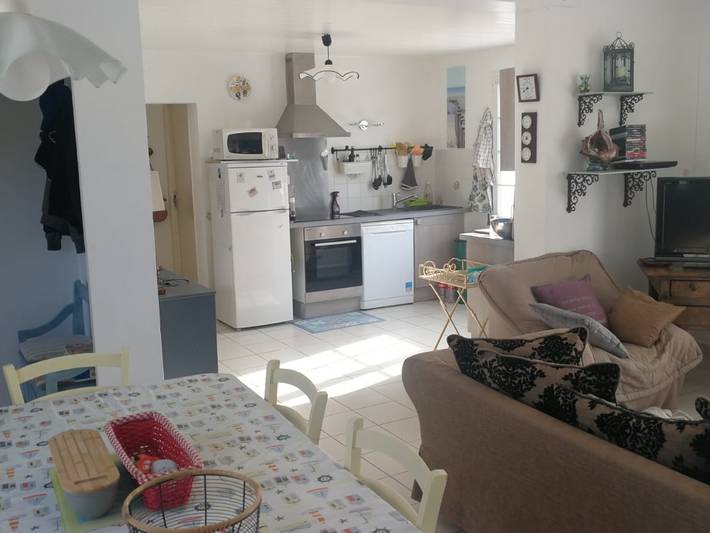 Location de vacances pour 6 personnes, avec jardin, animaux acceptés dans Plage des Sableaux - 4