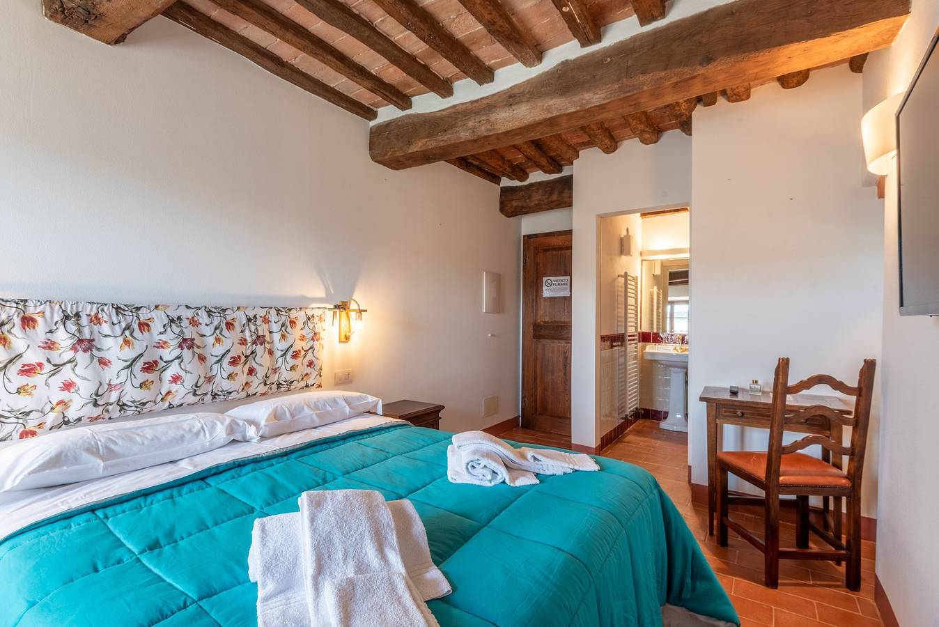 Camera 'Cetinale' - Agriturismo la Taverna di Celsa con piscina condivisa in Sovicille, Chianti