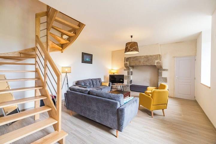 Gîte pour 10 personnes à Pleumeur-Gautier