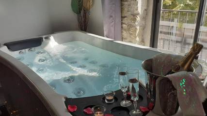 Chambre d’hôte pour 2 personnes, avec jardin ainsi que sauna et vue à Sénas