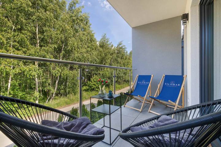 Ganze Wohnung, Cozy Apartment with a Balcony | Near the Beach in Niechorze, Powiat gryficki