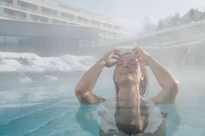 Hotel für 4 Personen, mit Whirlpool und Garten sowie Pool und Sauna, kinderfreundlich