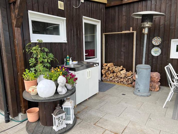 Ferienwohnung für 3 Personen, mit Terrasse und Garten sowie Seeblick und Ausblick in Eide - 3