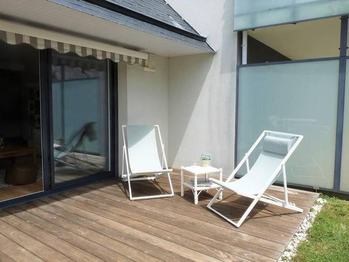 Gîte pour 4 personnes, avec jardin dans Casino de Carnac