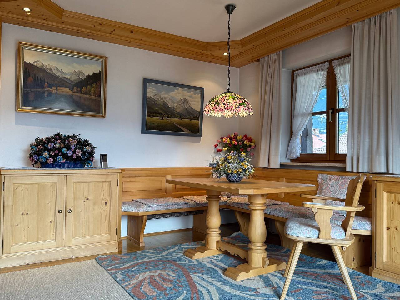 Ganze Ferienwohnung, Bergblick in Farchant, Bayerische Alpen