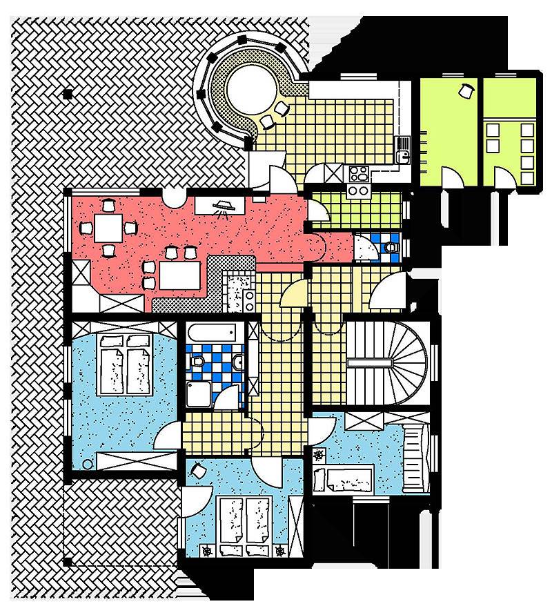 Appartement "Wildrose" im Erdgeschoß in Stubai Alps, Sölden