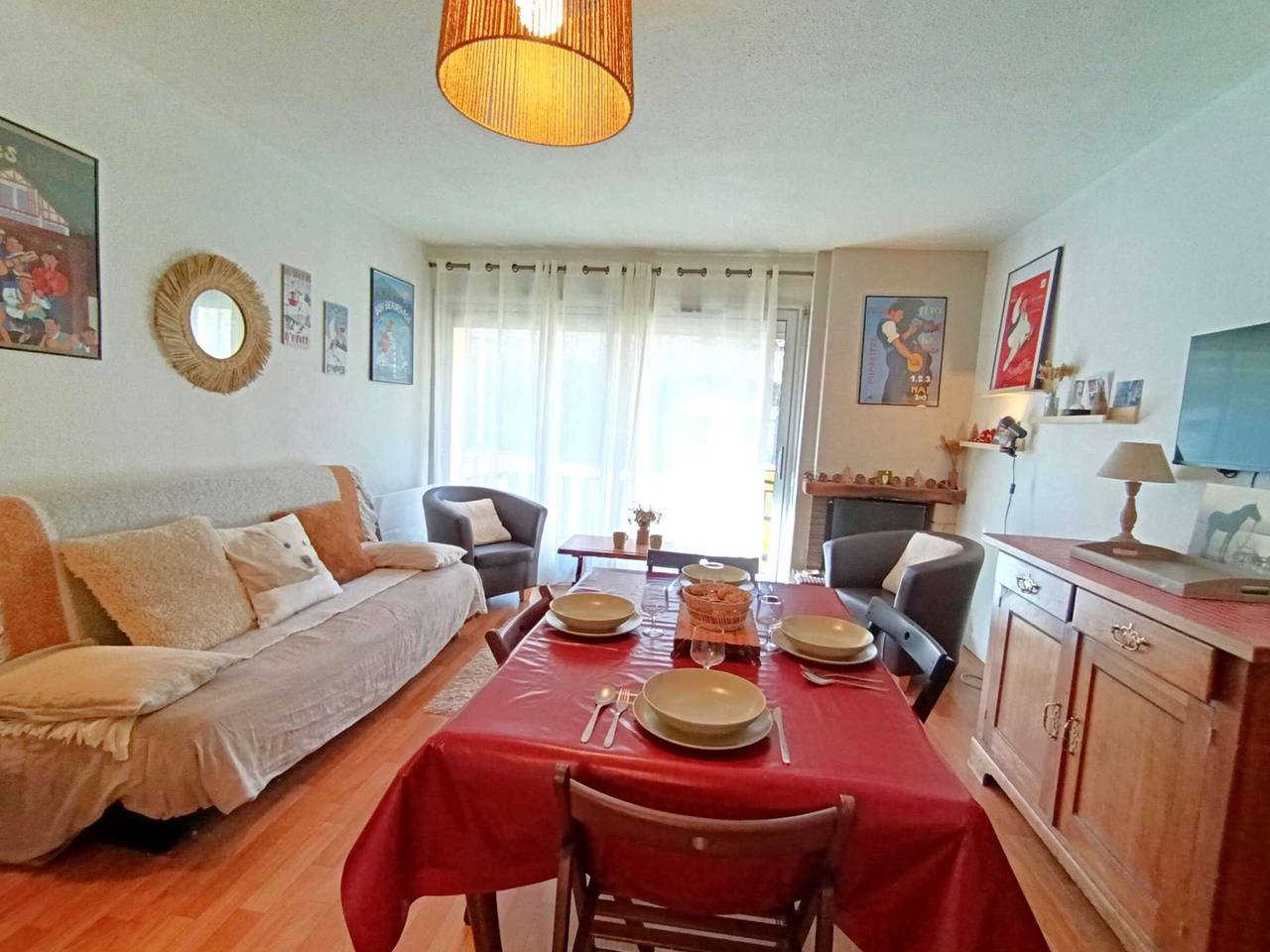 Estudio entero, Estudio Cabina 6 Pers, Balcón Cerca de Pistas, St Lary Soul. in Vignec, Parque nacional de los Pirineos