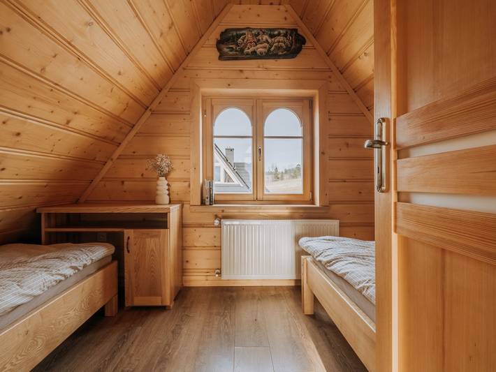Chalet pour 6 personnes, avec balcon ainsi que jardin et sauna en Pologne - 4