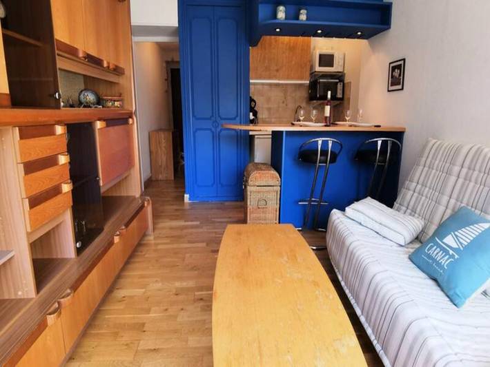 Gîte pour 4 personnes, avec balcon, adapté aux familles dans Plage Ty Bihan - 4