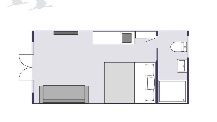 Hütte für 2 Personen, mit Terrasse und Sauna in Naturpark Barnim - 2