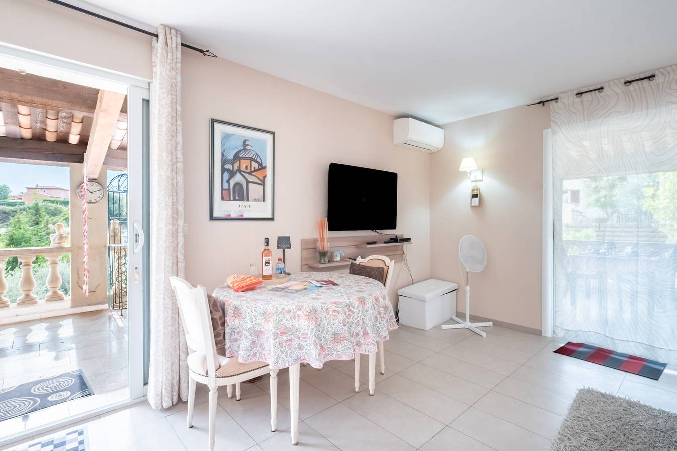 Gästezimmer 'Proche De Nice' mit Meerblick, Wlan und Klimaanlage in La Gaude, Cannes und Umgebung