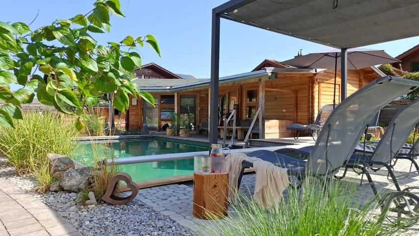 Ferienwohnung für 4 Personen, mit Balkon und Terrasse sowie Garten und Pool im Allgäu - 4