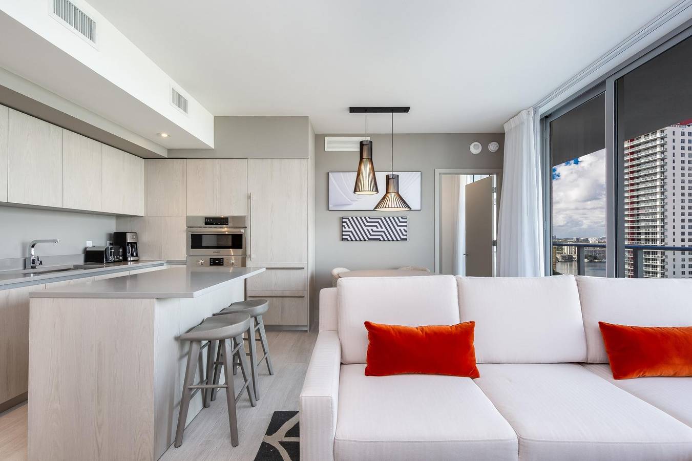 Apartamento entero, Apartamento de vacaciones para 8 personas con balcón in Hollywood Beach (FL), Hollywood (Florida)