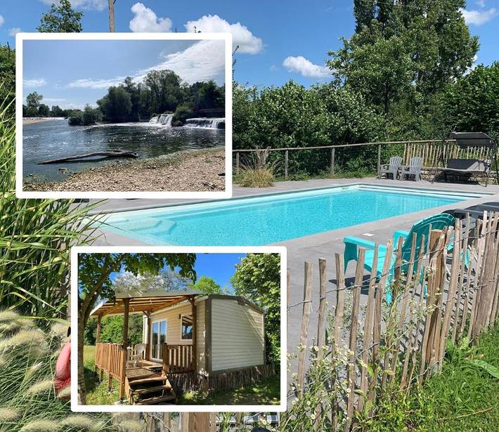Parc de vacances pour 2 personnes, avec piscine et jardin à Arc-et-Senans