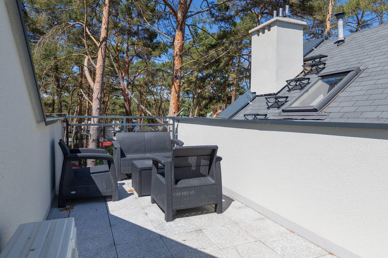 Cały apartament, Apartament wakacyjny dla 7 osób z balkon/ taras in Międzywodzie, Wyspa Wolin