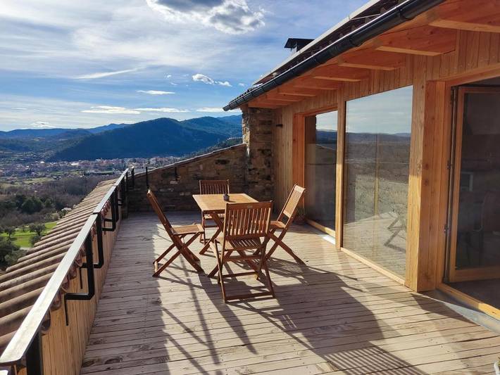 Casa rural para 5 personas, con vistas y terraza en Pallars Jussà