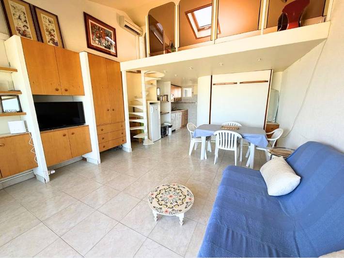 Studio entier, Studio Mezzanine Climatisé, Plage, 4 Pers. in Port Grimaud, Grimaud
