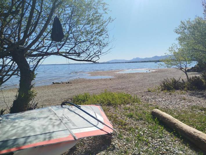 Camping für 2 Personen, mit Garten und Seeblick sowie Ausblick in Bayern - 3