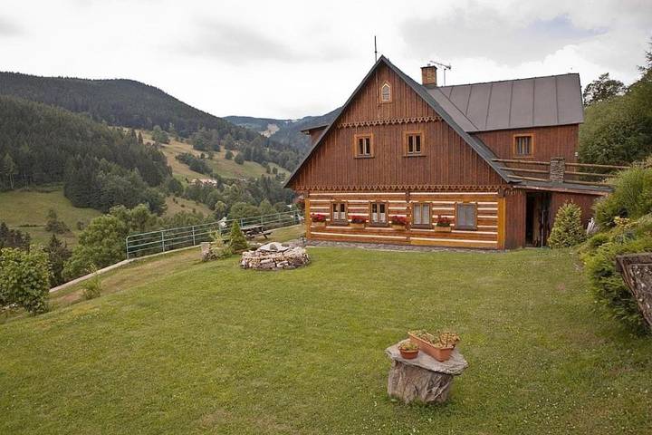 Ferienhaus für 2 Personen, mit Ausblick und Terrasse sowie Garten in Tschechien - 4