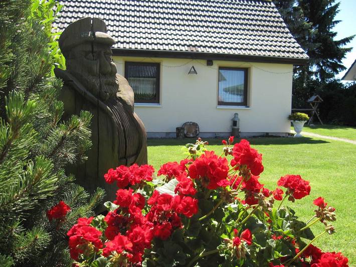 Ferienhaus für 2 Personen, mit Terrasse und Garten, mit Haustier