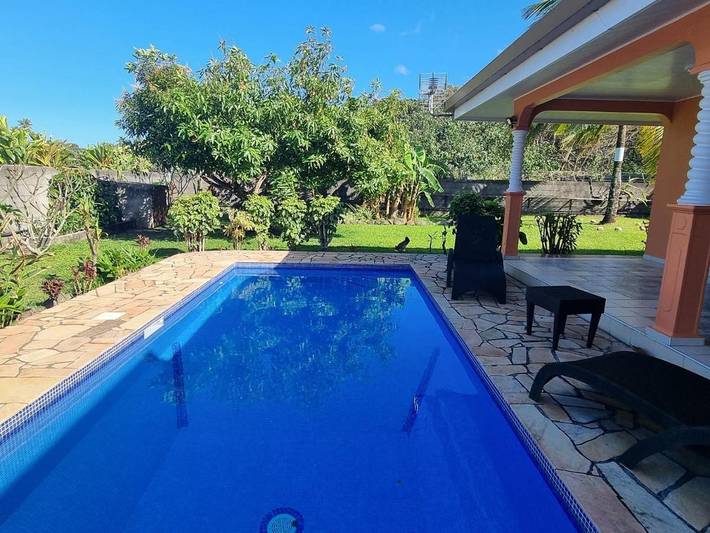 Location de vacances pour 6 personnes, avec jardin ainsi que piscine et vue dans Papara - 3