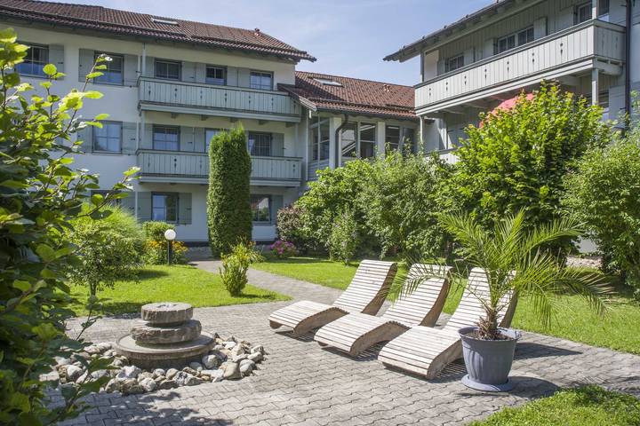 Ferienwohnung für 2 Personen, mit Balkon und Terrasse sowie Garten und Sauna in Oberaudorf