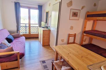 Gîte pour 4 personnes, avec balcon dans Plagne Montalbert
