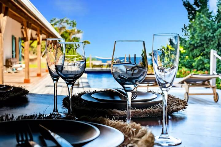 Villa pour 8 personnes, avec vue ainsi que piscine et jardin dans Marie-Galante - 3