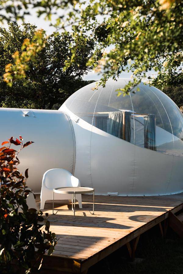 Tente pour 2 personnes, avec terrasse ainsi que vue et jardin dans le Calvados - 2