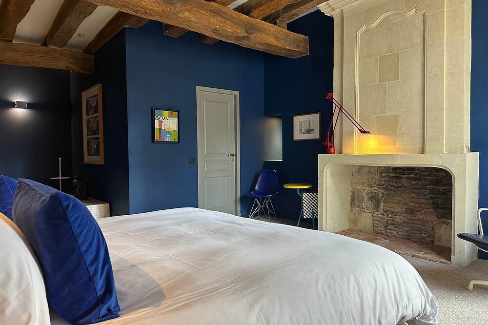 Guest Room Bleue - Auberge Radieuse in Azay-le-Rideau, Loire Valley