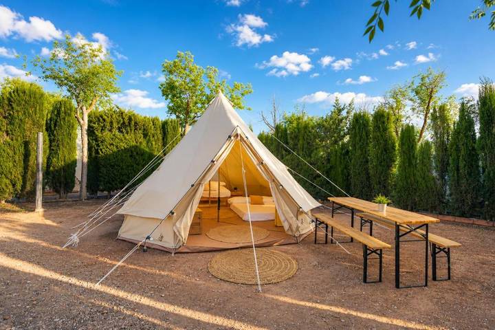 Tienda para 6 personas, con piscina en Requena-Utiel - 3