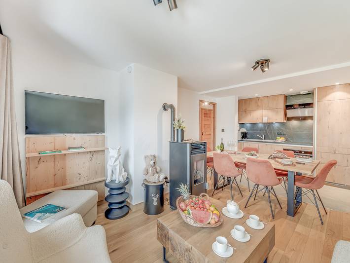 Ganze Wohnung, Charmante gemütliche Wohnung, 6 Pers, Balkon, WLAN inkl in Champagny-en-Vanoise, Vanoise-Massiv