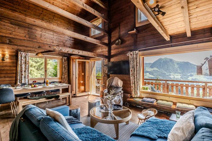 Chalet pour 12 personnes, avec Balcon ainsi que Terrasse et Jardin à Manigod - 3