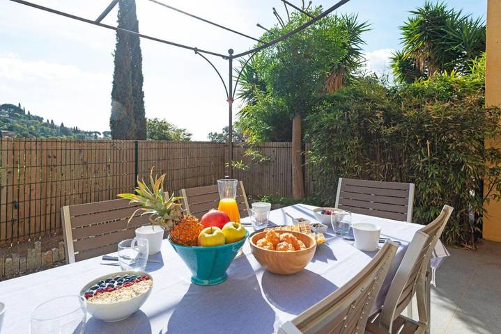 Gîte pour 6 personnes, animaux acceptés dans Plage de La Fossette