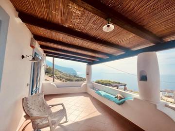Ferienhaus für 7 Personen, mit Terrasse auf den Liparische Inseln